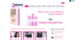 Desktop Screenshot of obeliscosmetics.net