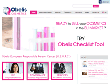 Tablet Screenshot of obeliscosmetics.net